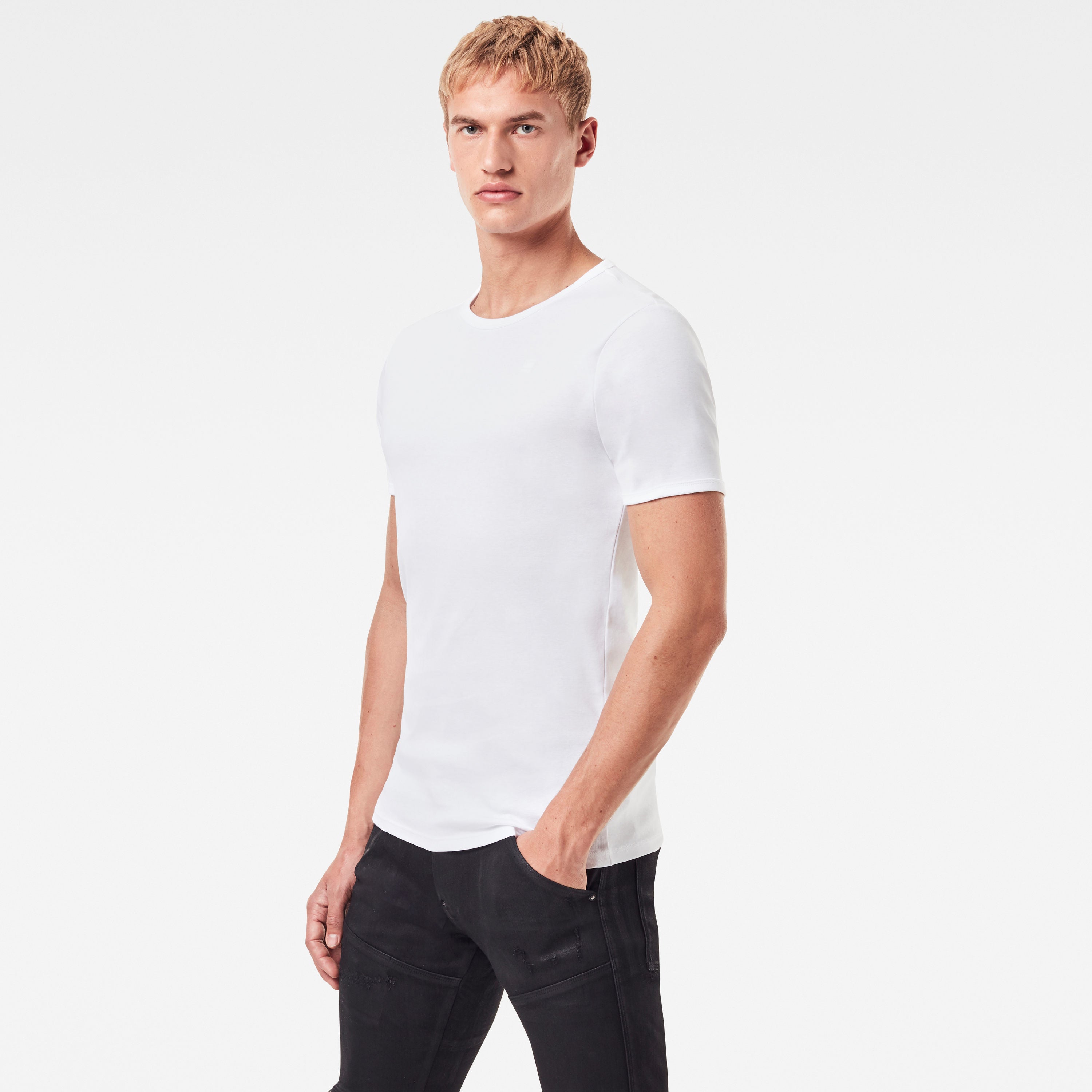 Men s Basic White Cotton T Shirts Menswear Ireland StylishGuy